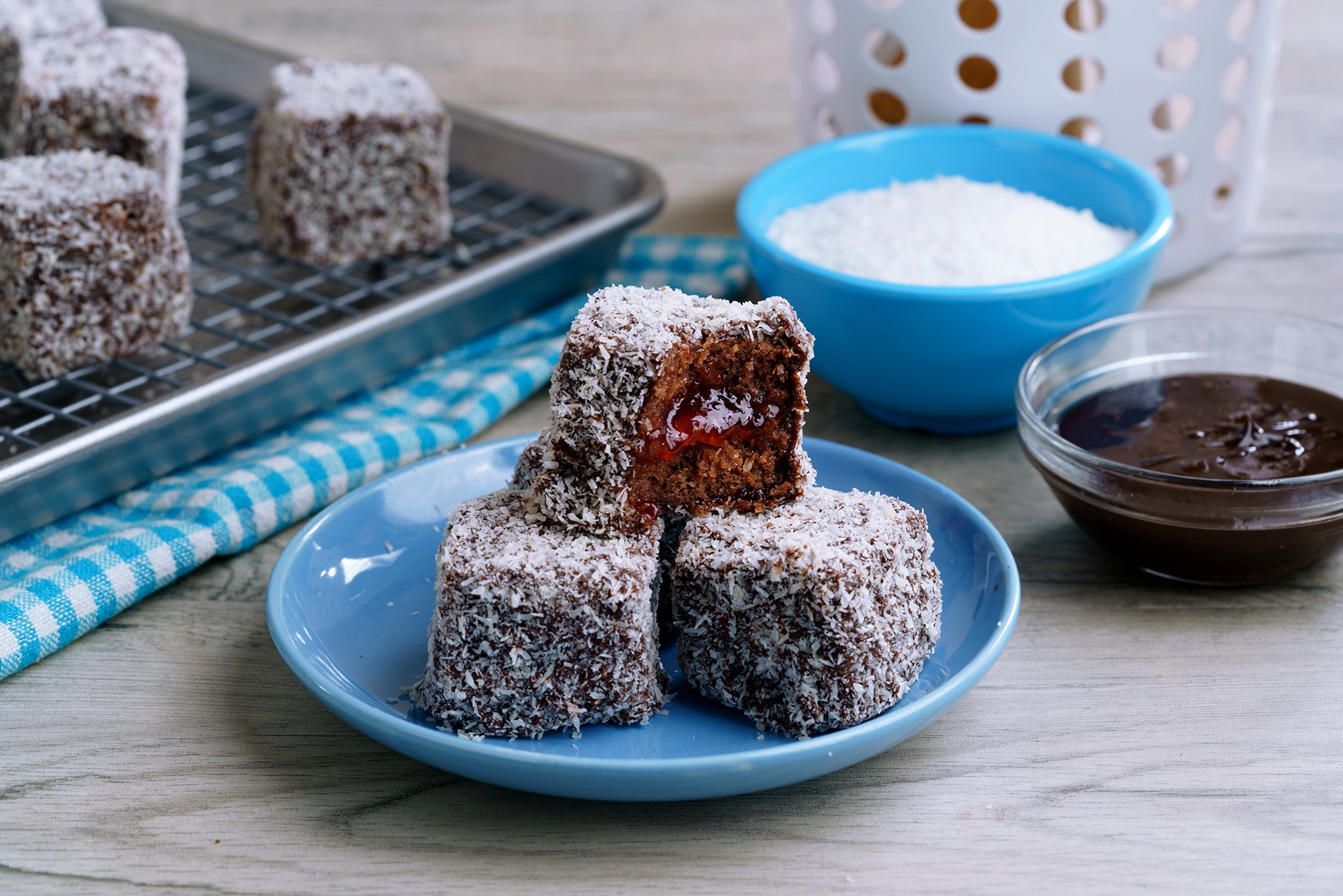 Belgian Chocolate Lamington