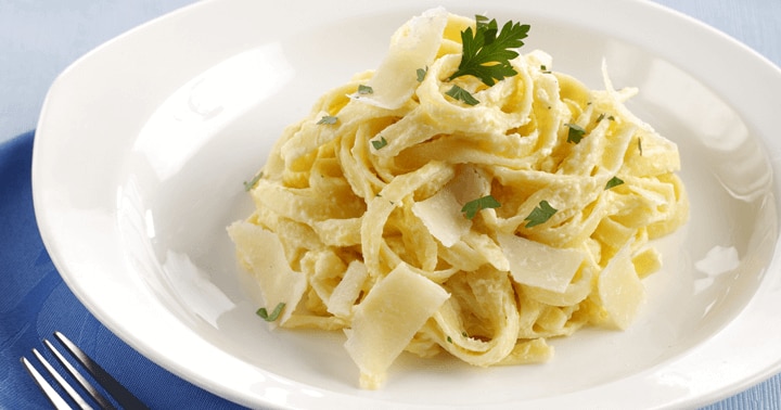 Zippy Lemon Cream Fettucine